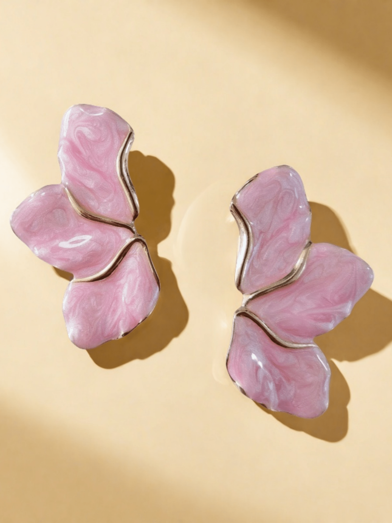 Trendy Metal Leaf Drop Earrings | Stylish Geometric Design for Daily & Party Wear