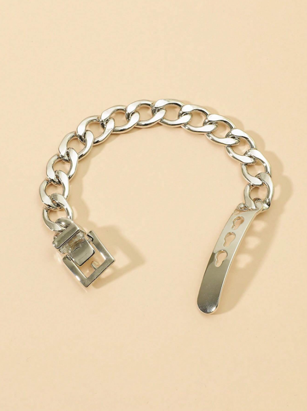 Trendy Buckle Design Bracelet | Gold & Silver Metal Belt-Style Bangle for Daily & Party Wear