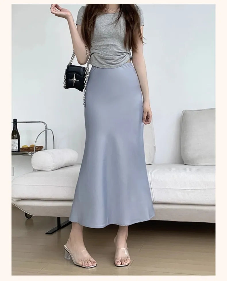 Mermaid Fishtail Midi Skirt