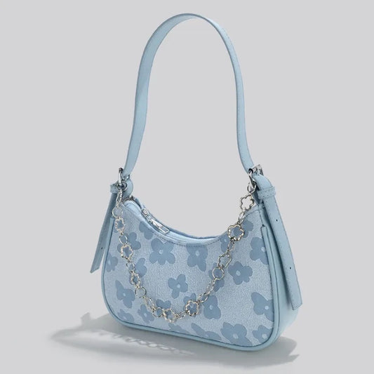 Floral Saddle Bag – Trendy Underarm & Shoulder Bag