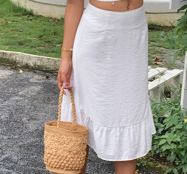 White Two-Piece Co-ord Set