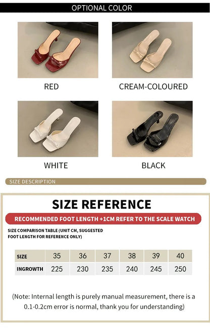 Elegant 2-Inch Bowknot Heels for Women – Open-Toe Slip-On Sandals