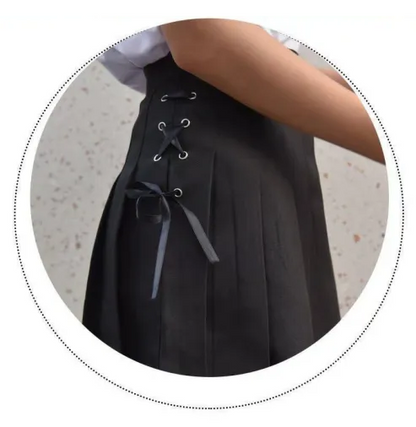 High-Waist Mini Pleated Skirt