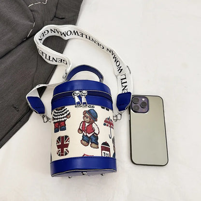 Trendy Leather Bucket Bag – Spring Shoulder Bag
