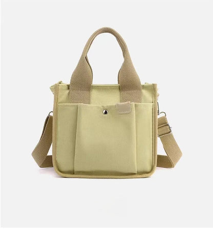 High-Quality Canvas Tote Bag – Large Capacity Shoulder & Crossbody Handbag for Travel and Office