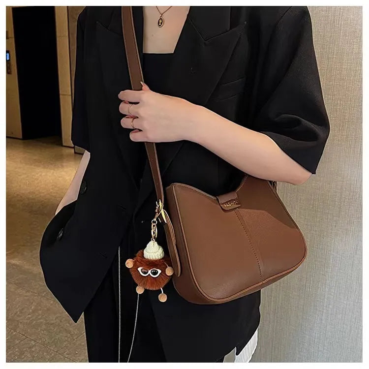 Shoulder Bag – Minimalist Spring Crossbody Purse in Aesthetic Pastel Colors