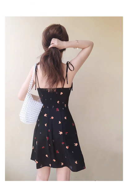 Floral A-Line Mini Dress