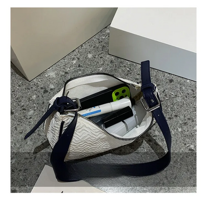 Shoulder Bag – Minimalist White Handbag for Daily & Party Wear