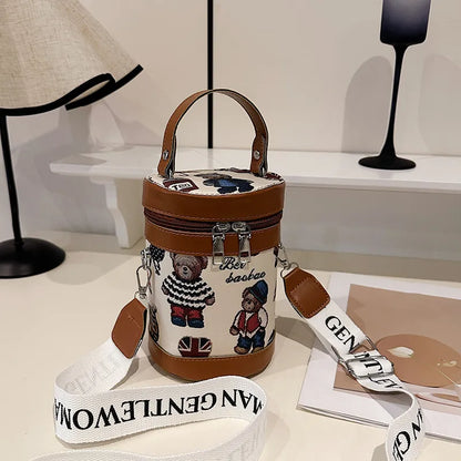 Trendy Leather Bucket Bag – Spring Shoulder Bag
