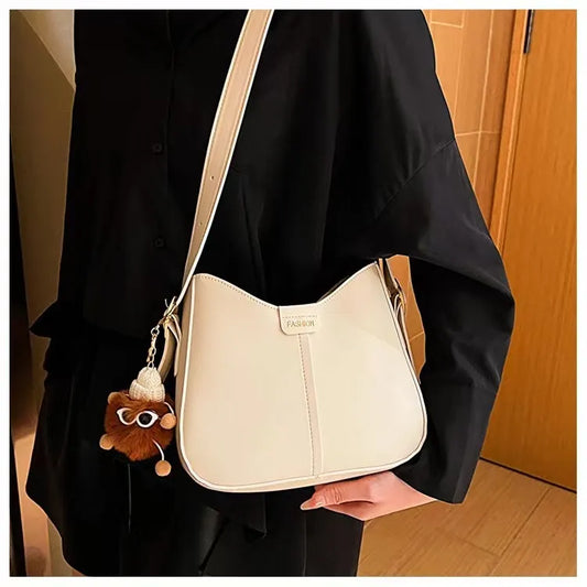 Shoulder Bag – Minimalist Spring Crossbody Purse in Aesthetic Pastel Colors