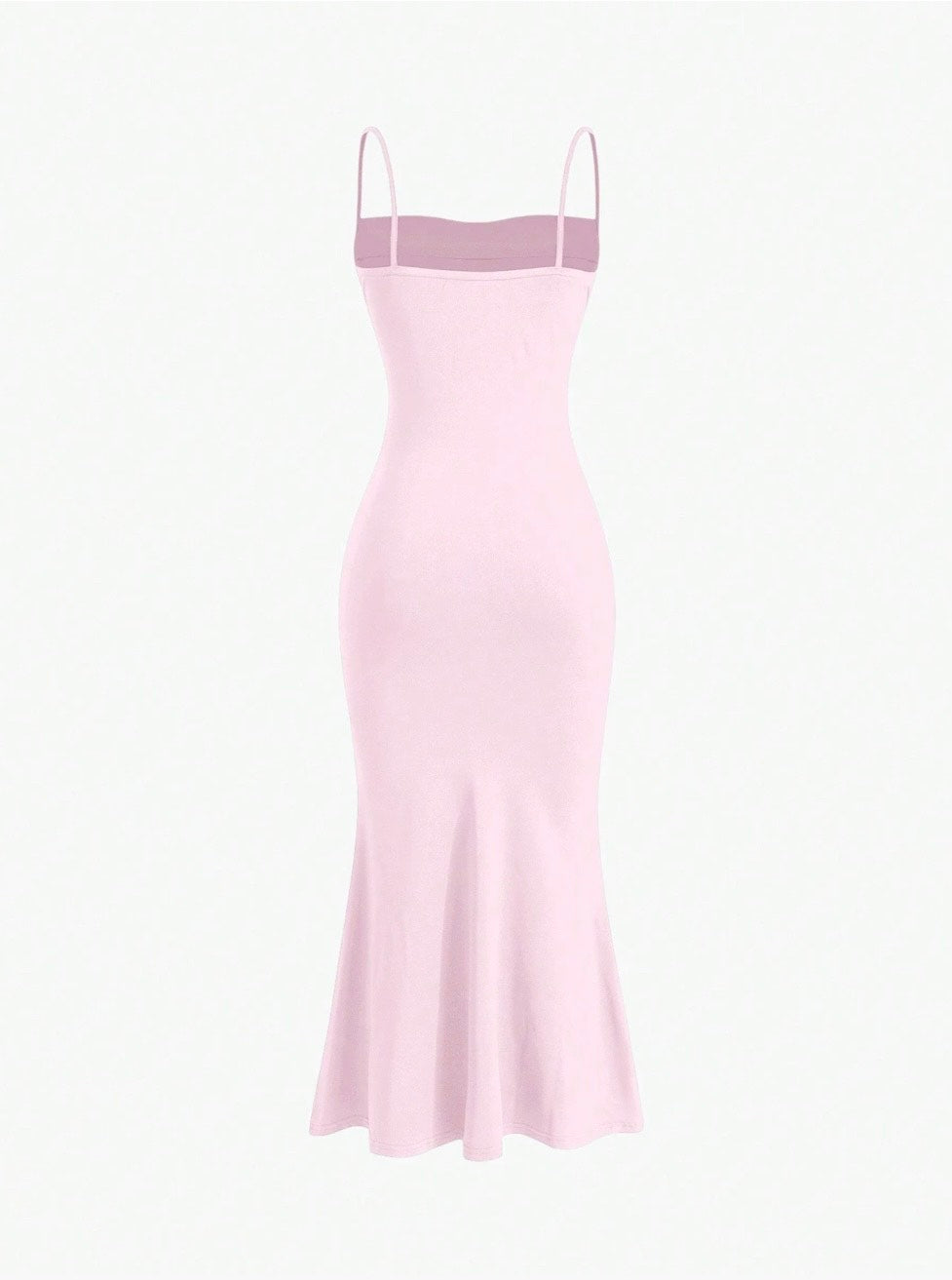 Elegant Pleated Mermaid Cami Maxi Dress – Ruched Backless Slip Dress for Evening & Parties