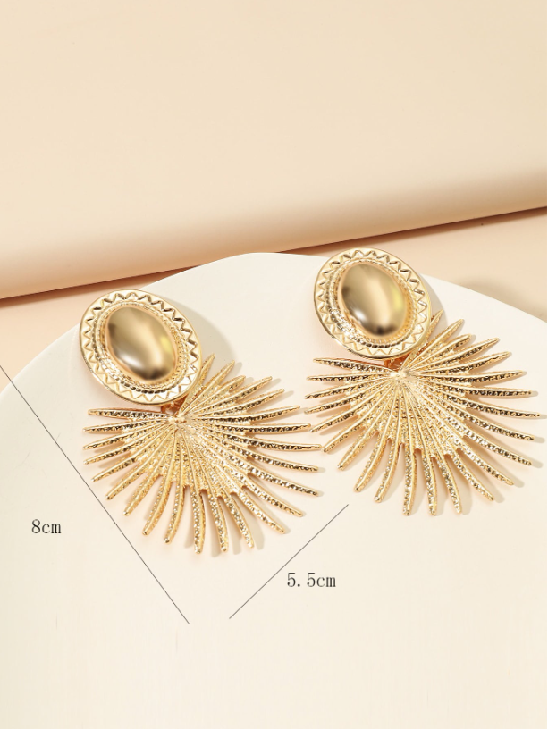 Exaggerated Heart Cartoon Earrings for Women | Trendy Cross Border Glam Accessories