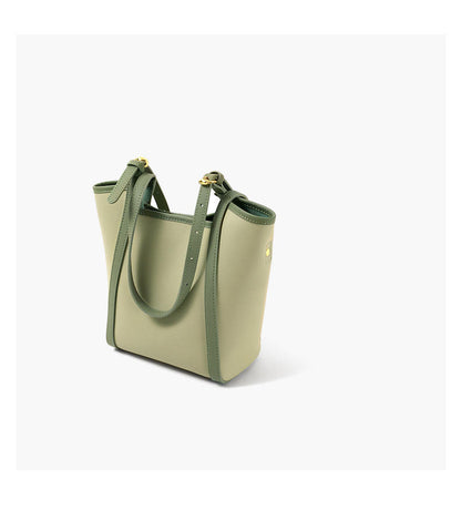 Bucket Tote Bag – 2-Piece Set with Inner Pouch, Shoulder Bag with Magnetic Closure