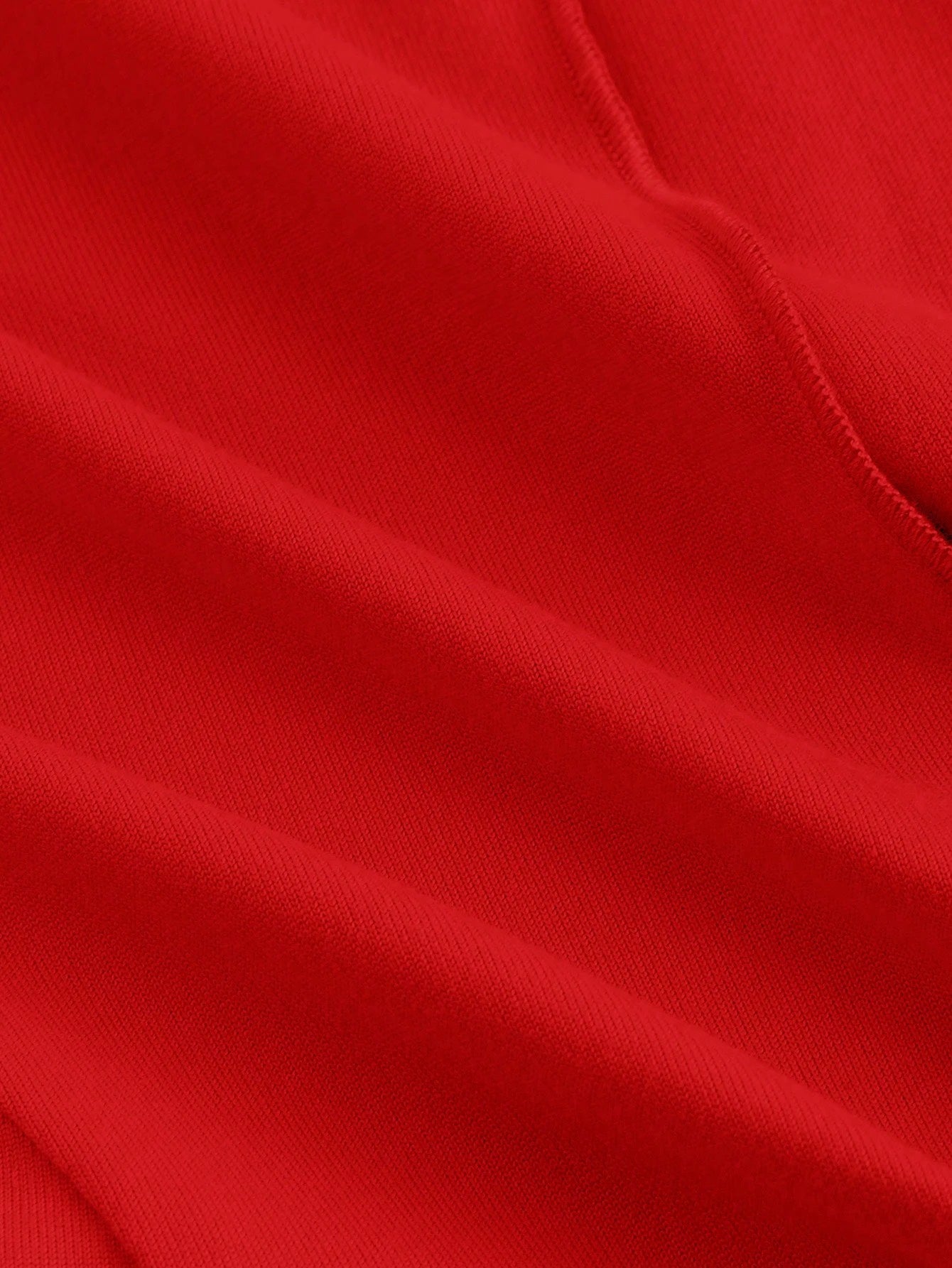 Fashzeo Red mock neck sleeveless long dress featuring a sleek bodycon fit and high neck for an elegant party wear aesthetic.1
