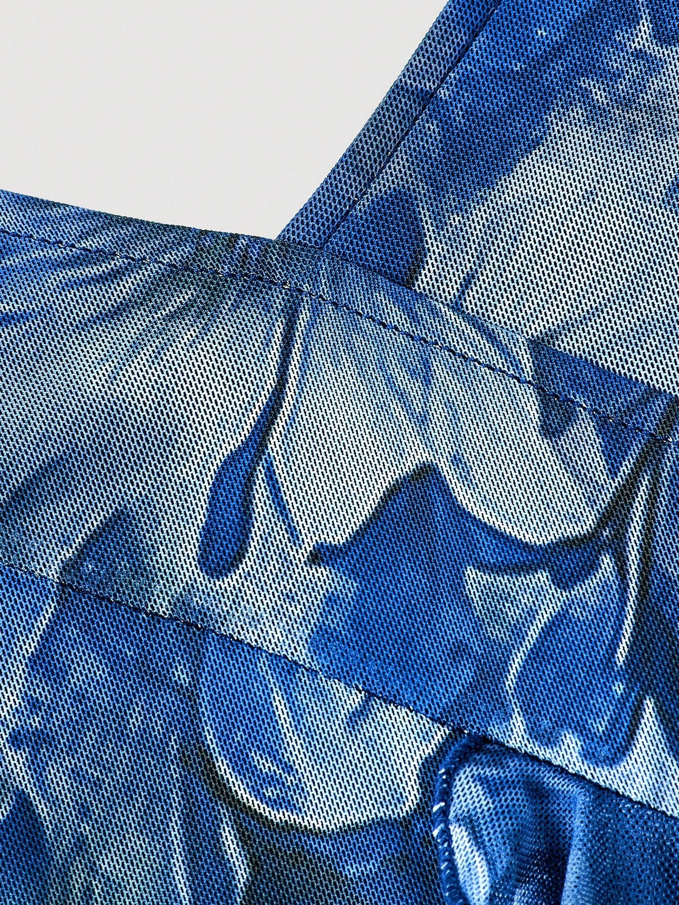Fashzeo blue floral long dress with high slit, ruffle hem, and sexy backless design for women's party and vacation fashion.5