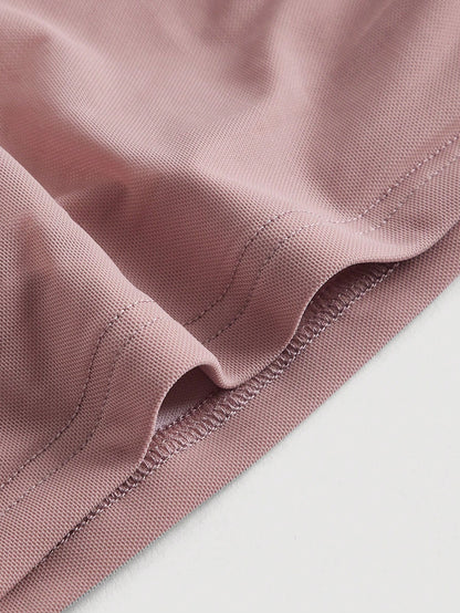 Fashzeo women's Dusty Pink sleeveless ruched cami bodycon mini dress with square neckline and sheer mesh overlay in a sexy party style.3