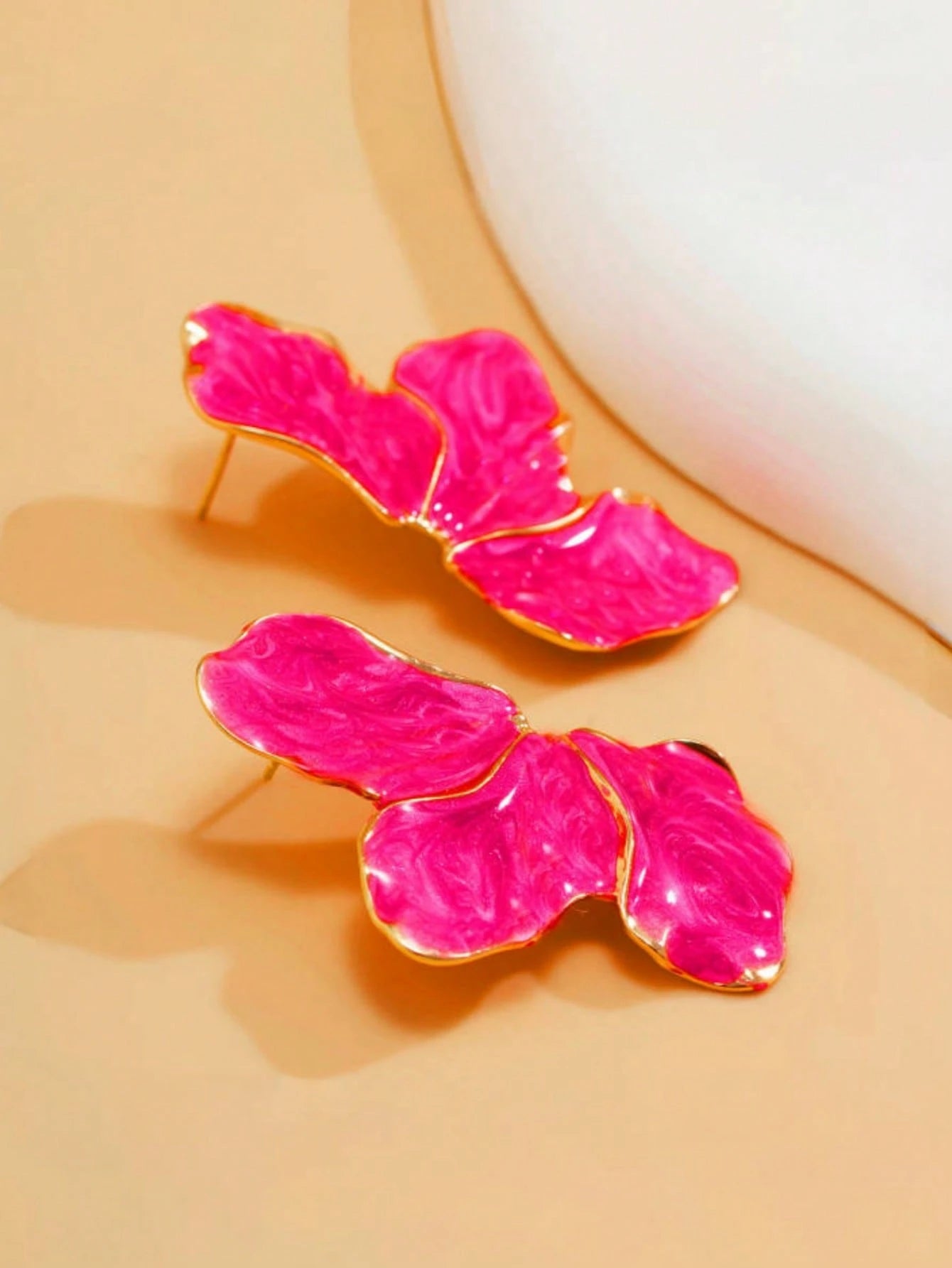 Trendy Metal Leaf Drop Earrings | Stylish Geometric Design for Daily & Party Wear