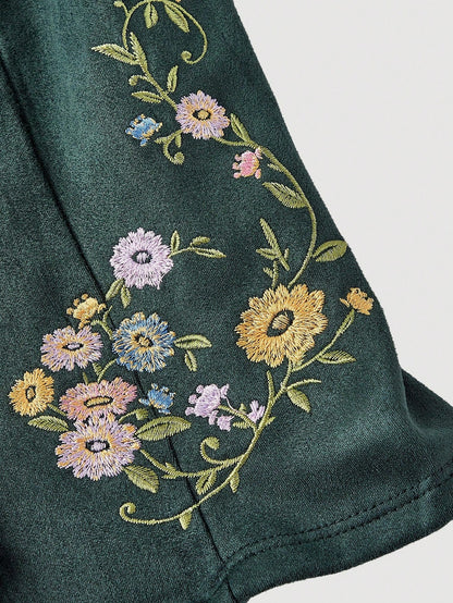 Embroidered Lace-Up Front Crisscross Tank Top | Slim Fit Scoop & Square Neck Crop Top with Eyelet Detail