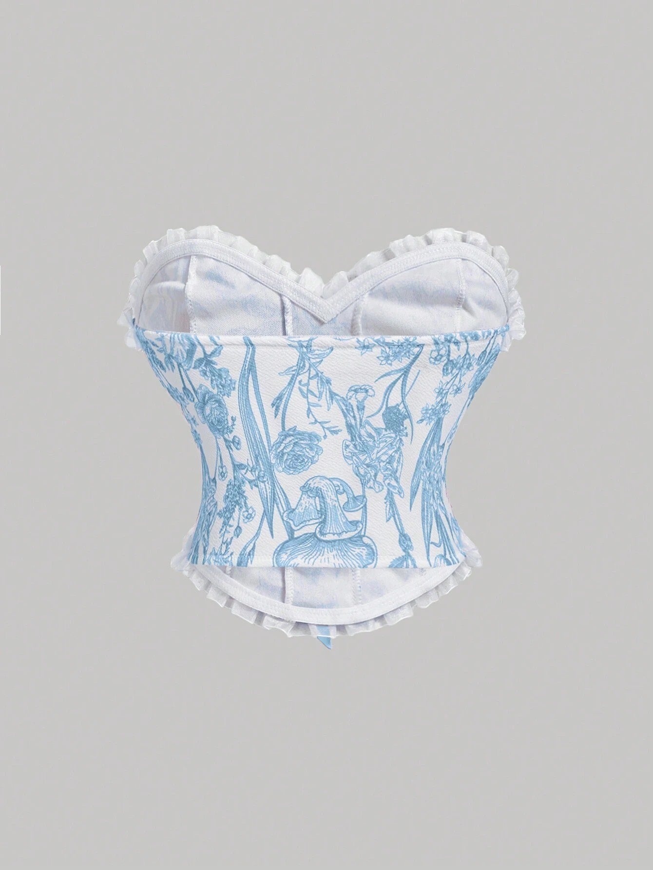 Floral Patchwork Bustier