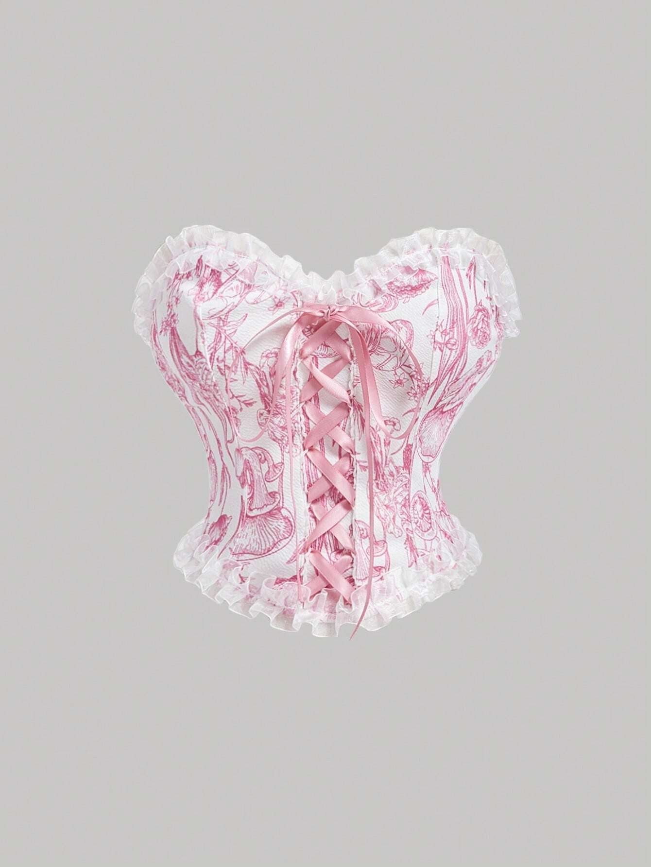 Floral Patchwork Bustier