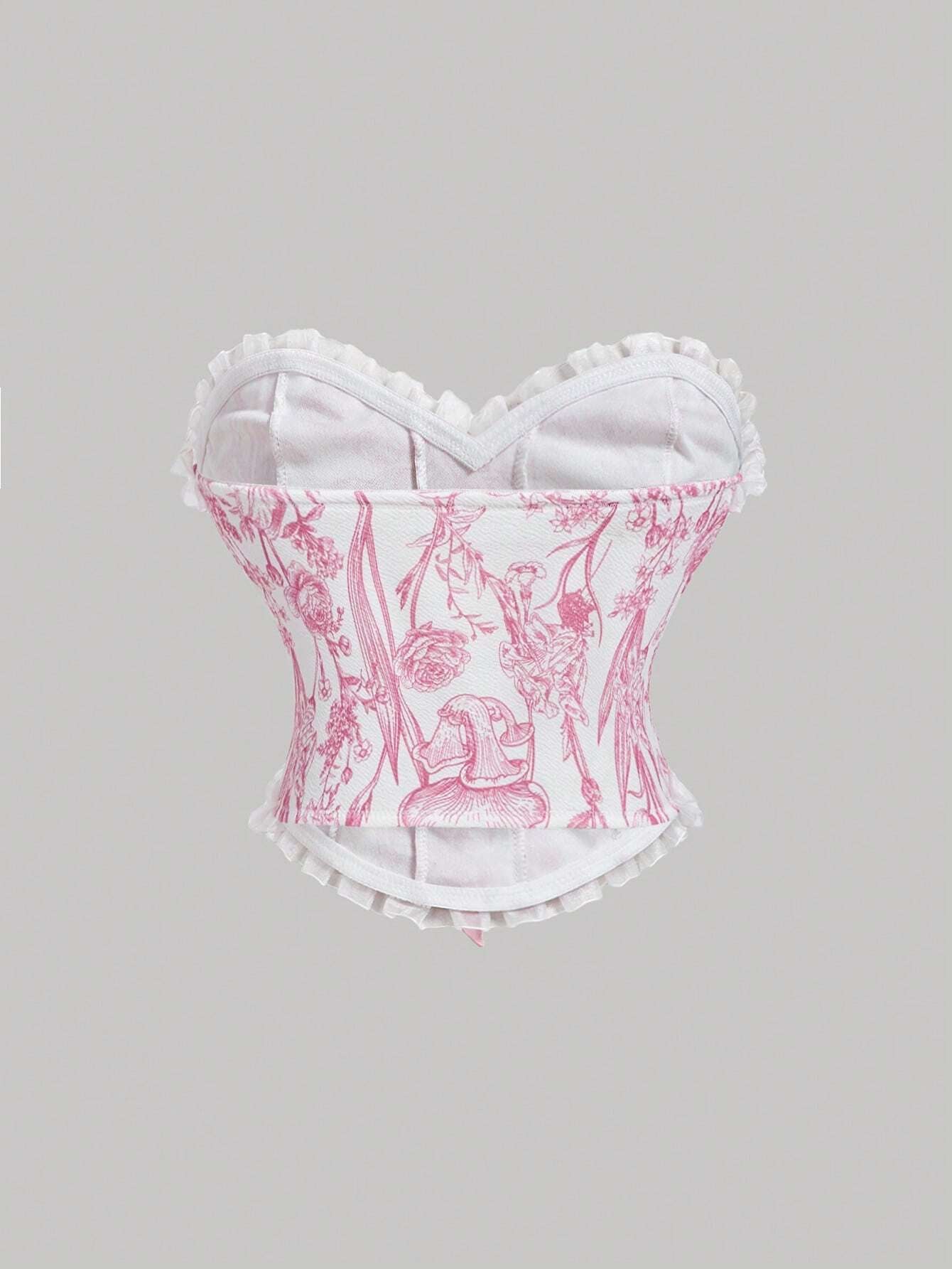 Floral Patchwork Bustier