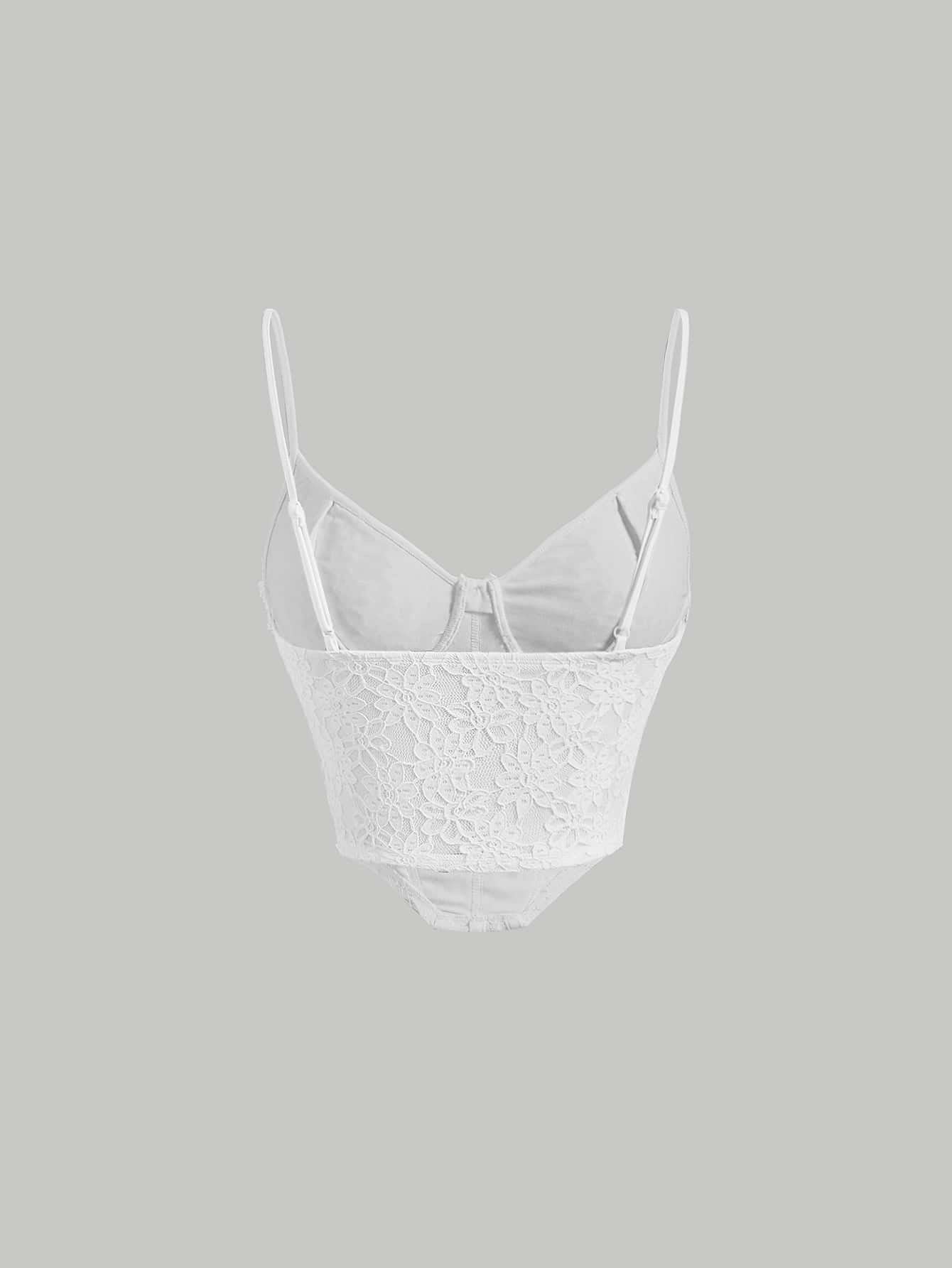 Bow Knot Lace Trim Cami