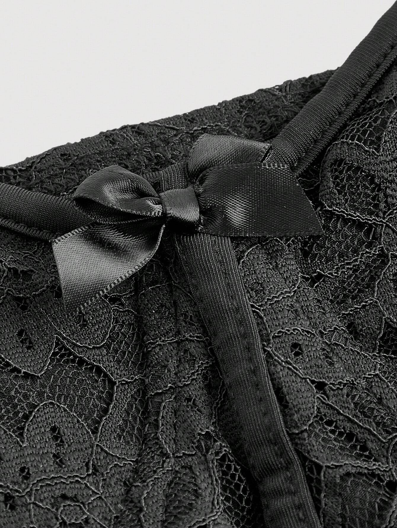 Bow Knot Lace Trim Cami