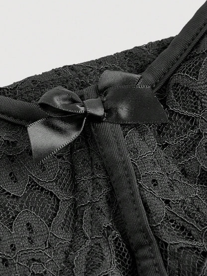 Bow Knot Lace Trim Cami