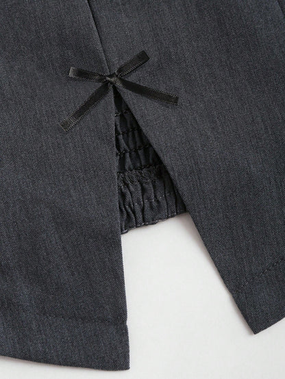 Bow Backless Halter Top