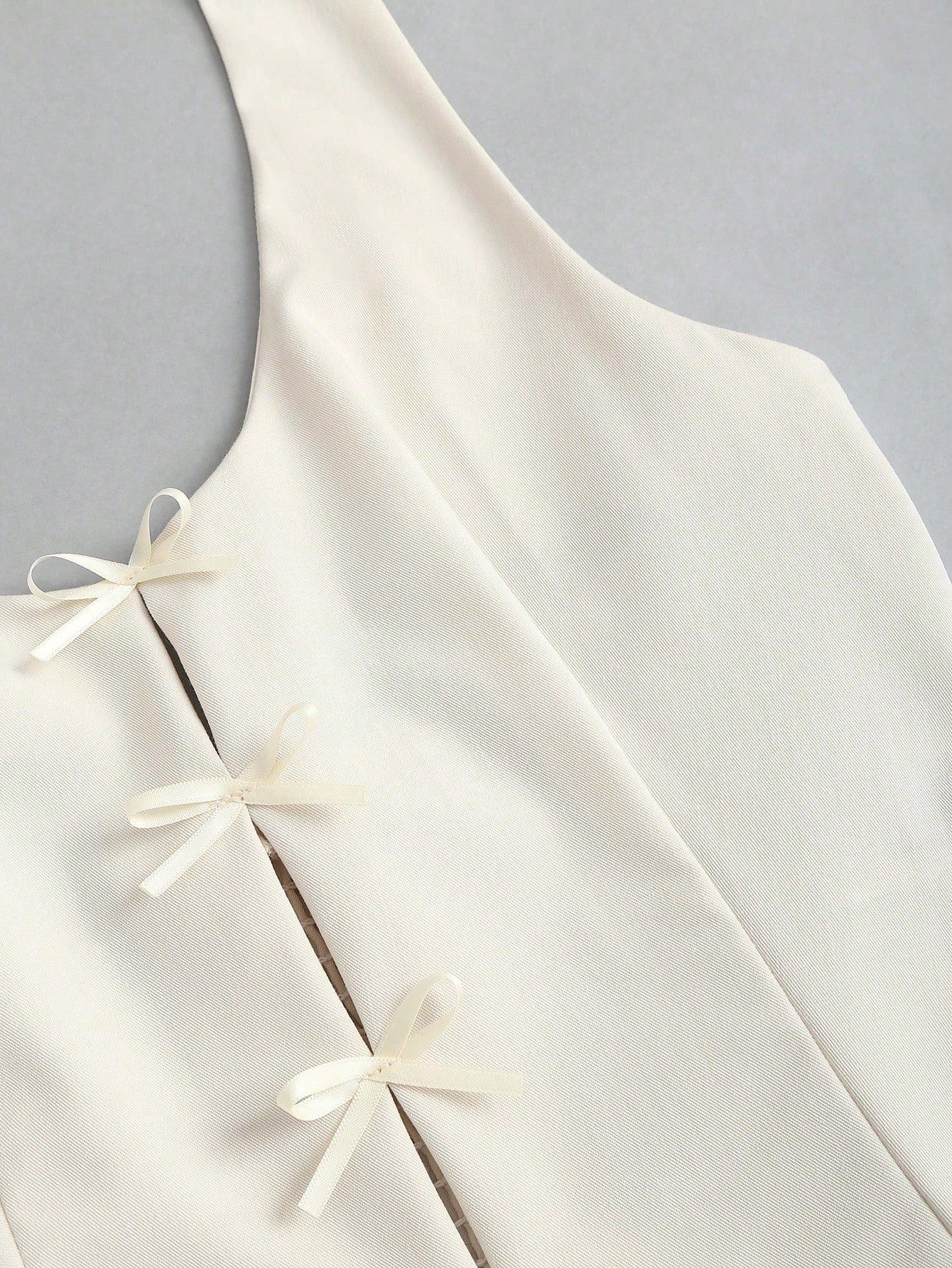 Bow Backless Halter Top