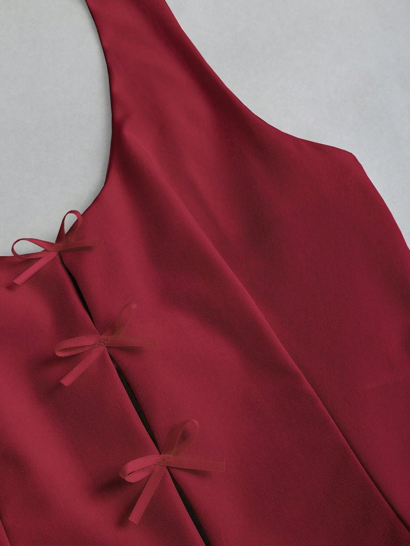 Bow Backless Halter Top