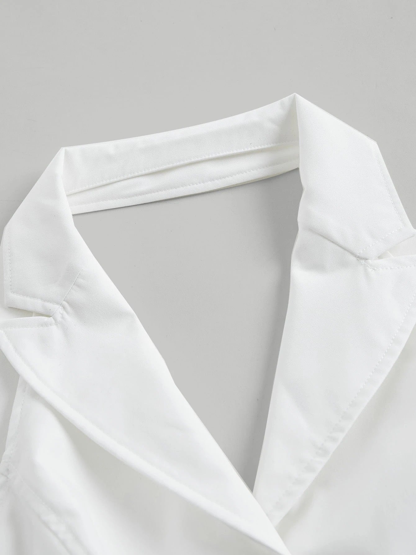 Button-Front Backless Halter