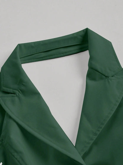 Button-Front Backless Halter