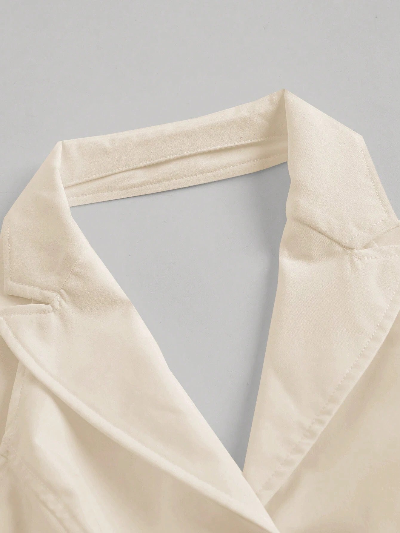 Button-Front Backless Halter