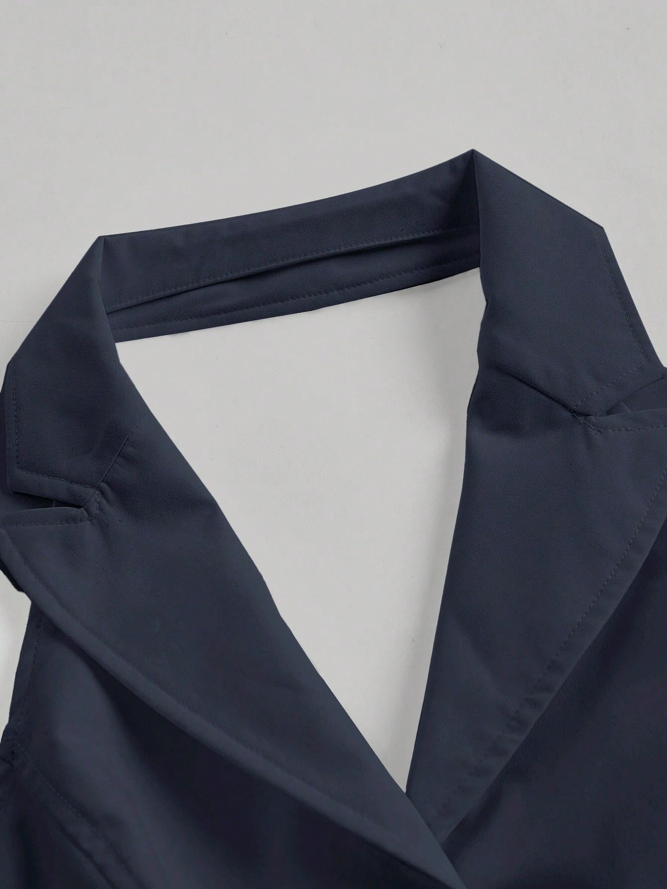 Button-Front Backless Halter