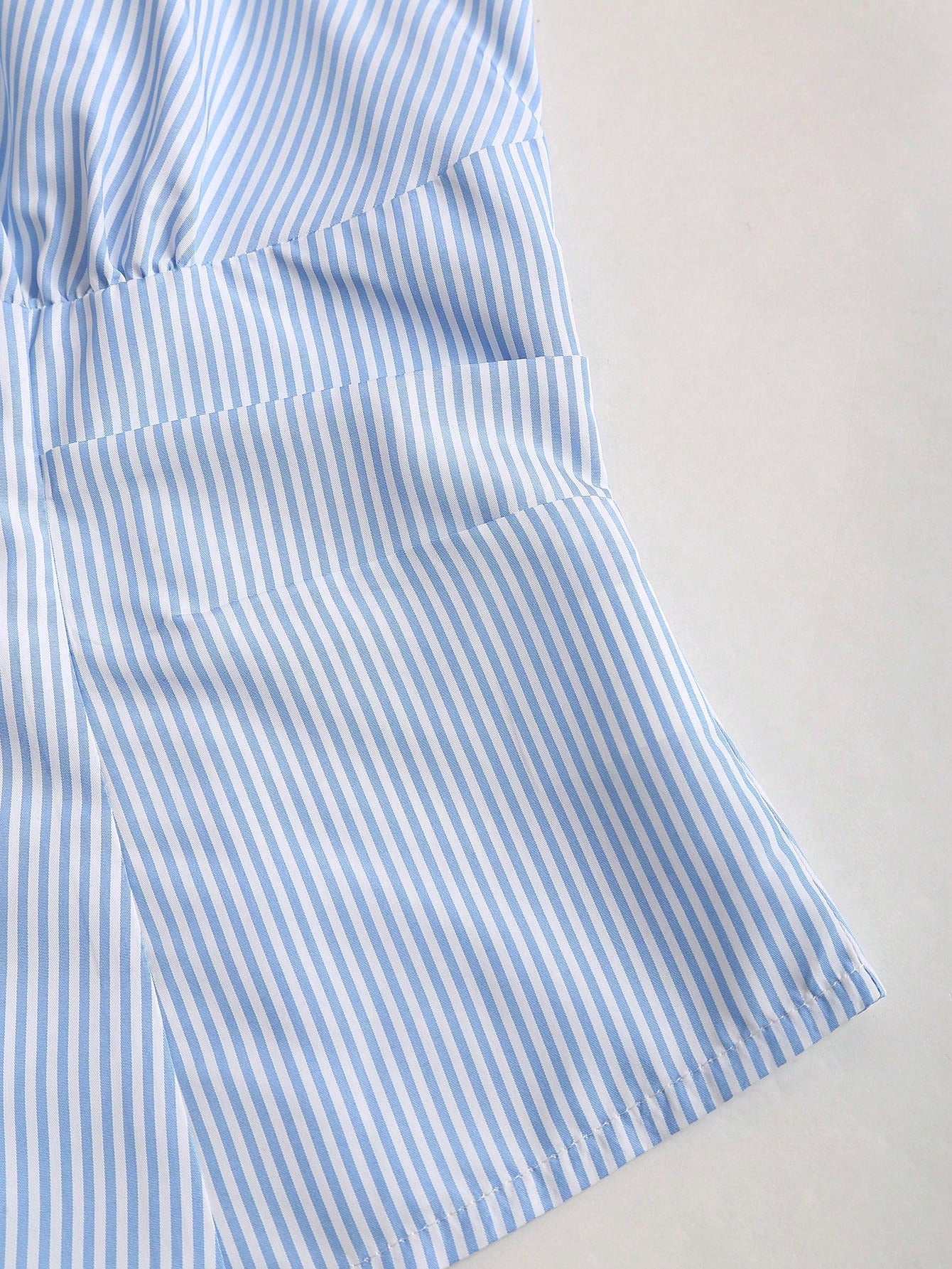 Sleeveless Striped Halter Top