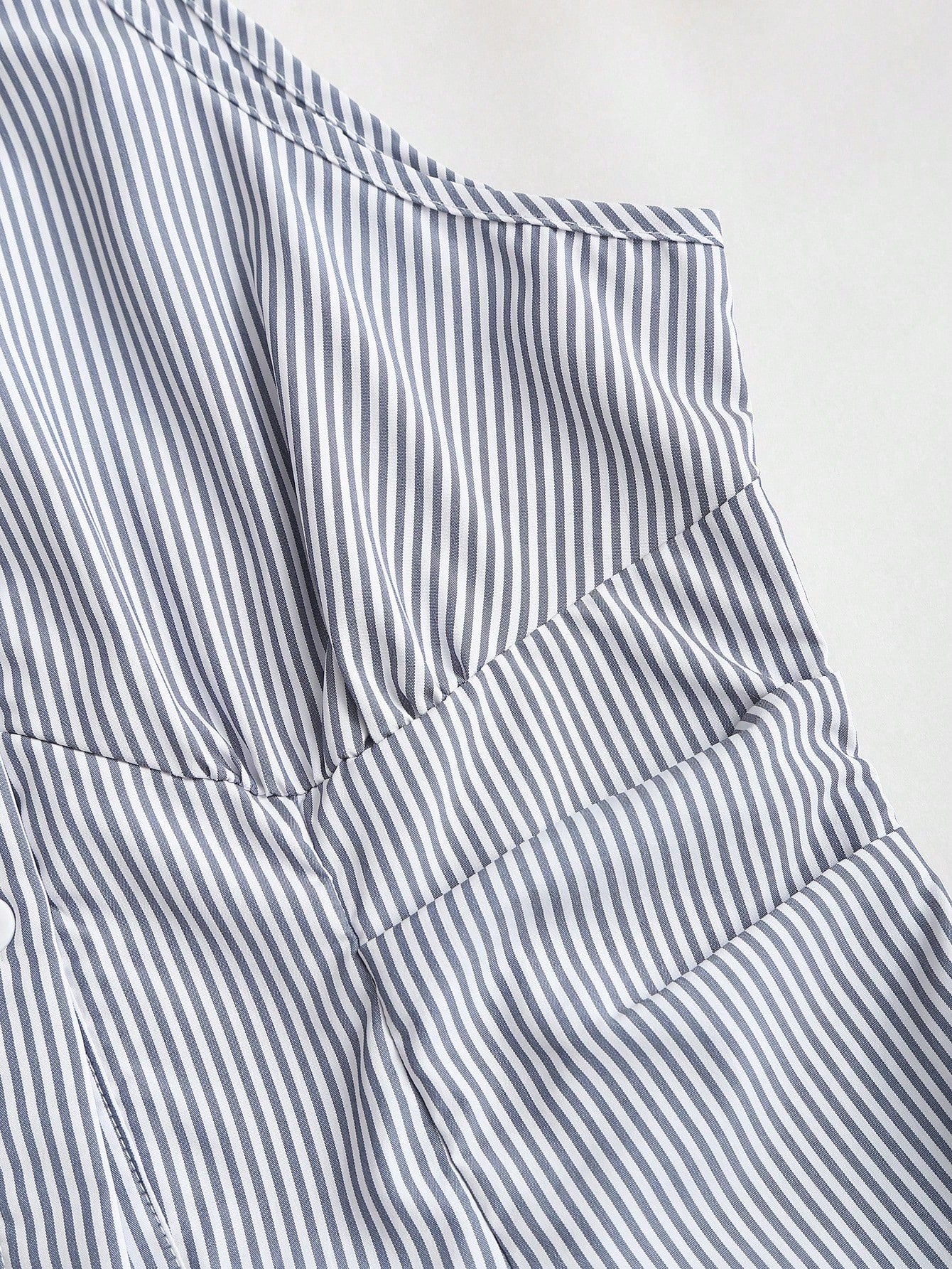 Sleeveless Striped Halter Top