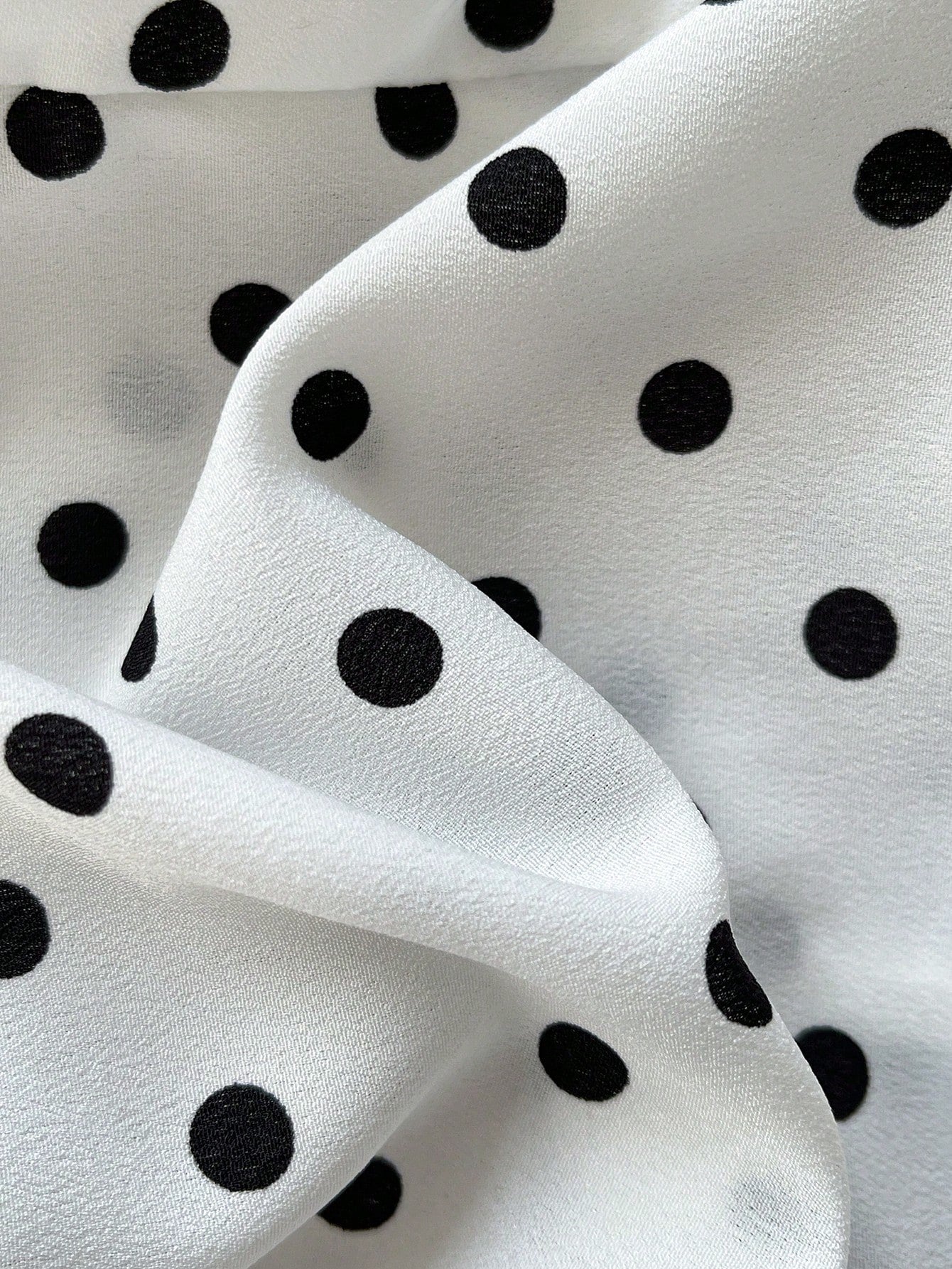 Polka Dot Bow Halter Top