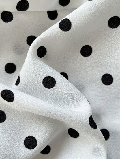 Polka Dot Bow Halter Top