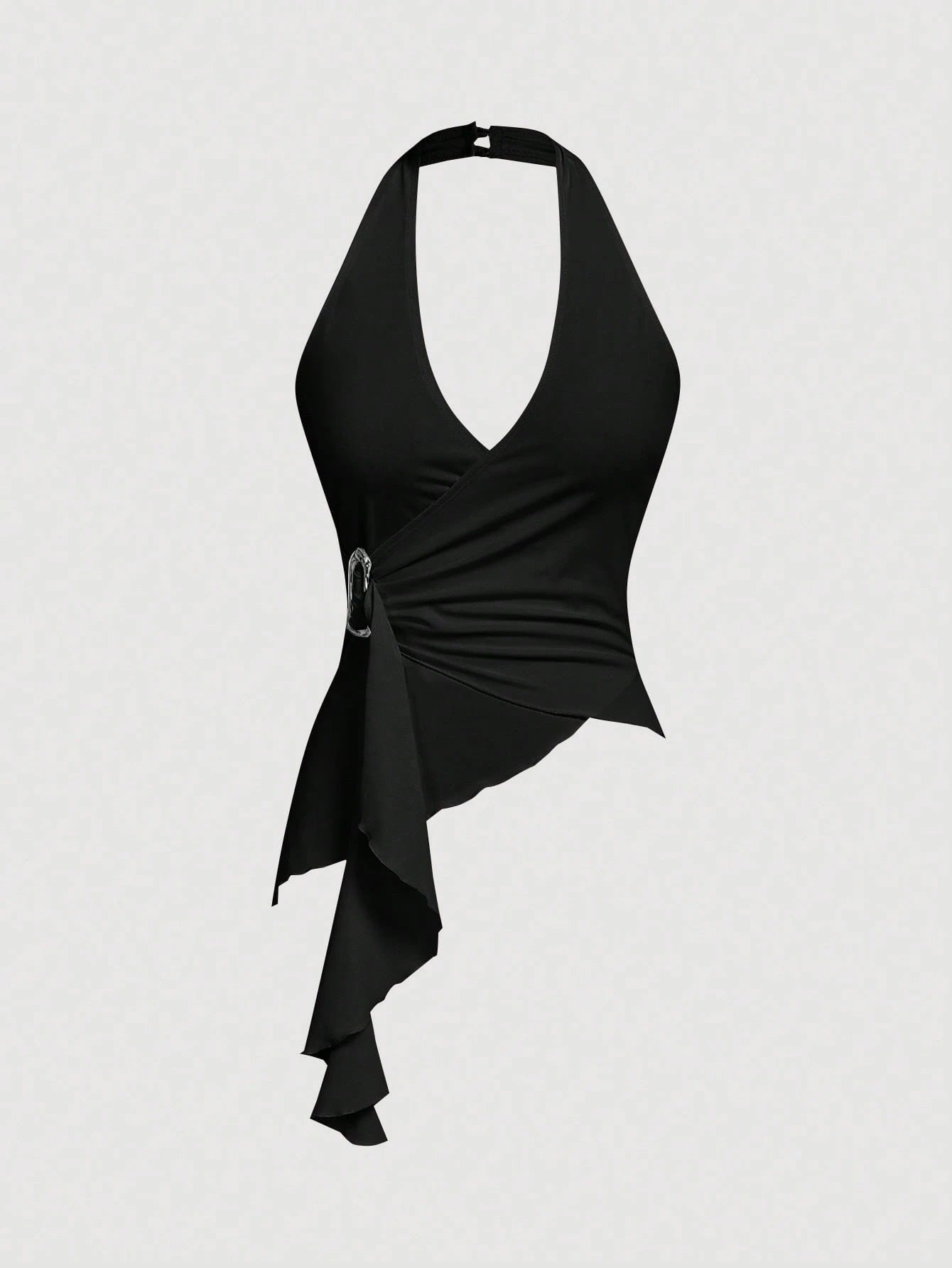 Halter Neck Tie-Up Tank Top
