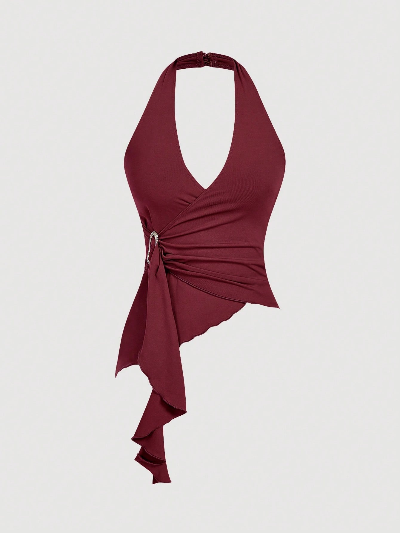 Halter Neck Tie-Up Tank Top