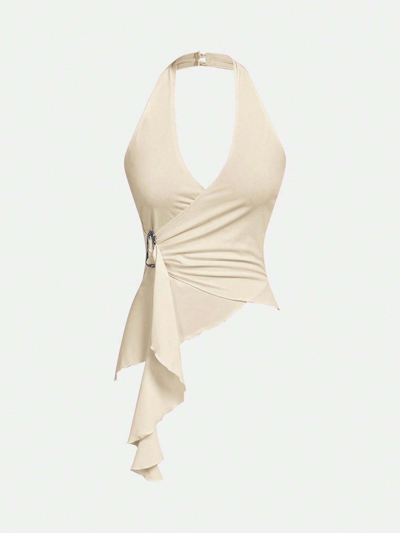 Halter Neck Tie-Up Tank Top