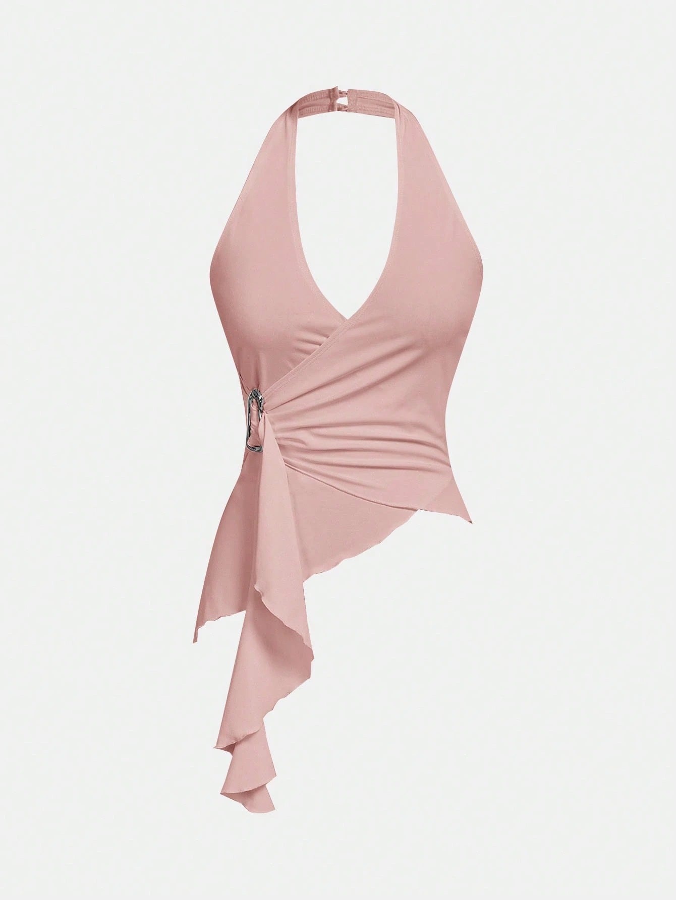 Halter Neck Tie-Up Tank Top