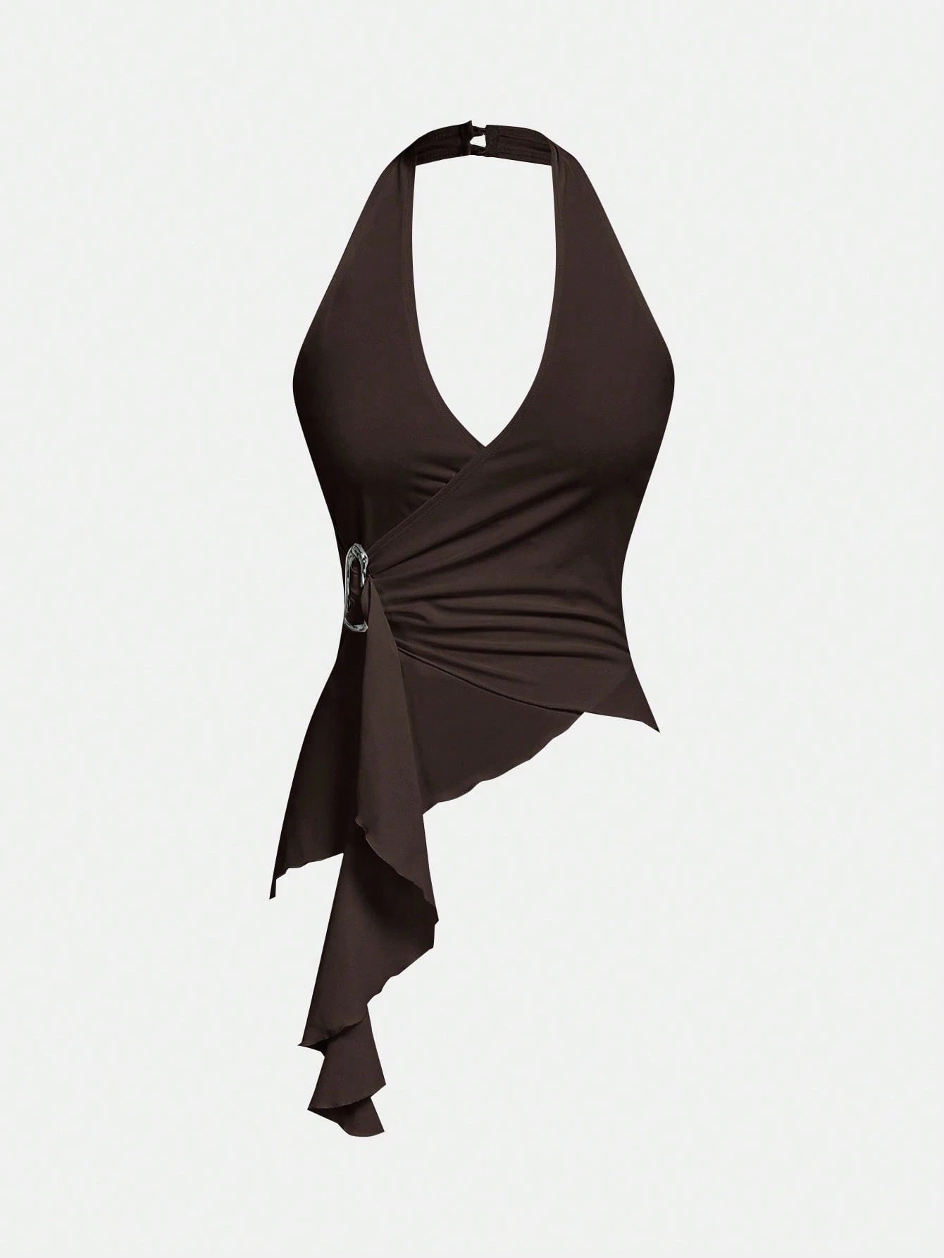 Halter Neck Tie-Up Tank Top