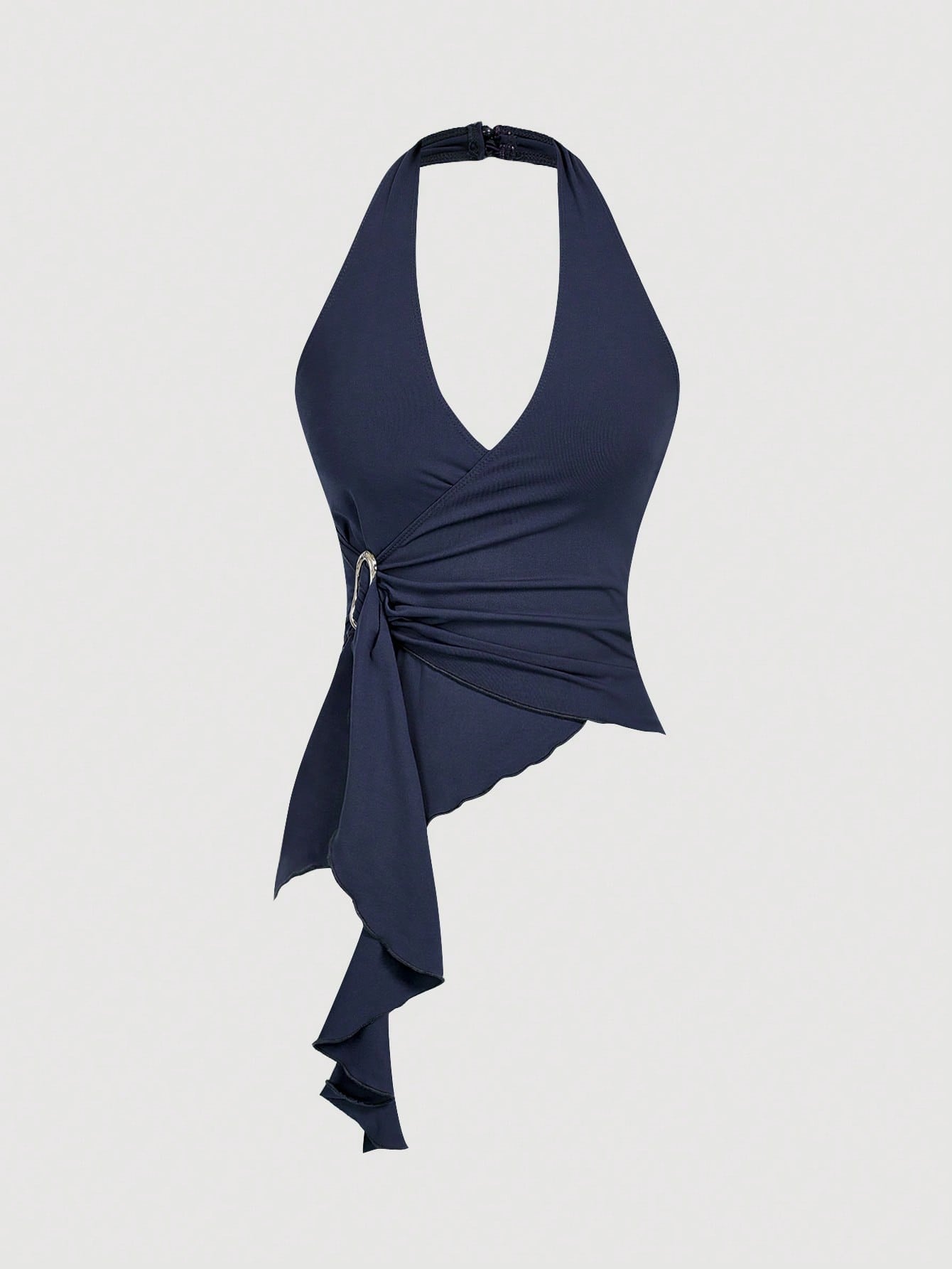 Halter Neck Tie-Up Tank Top