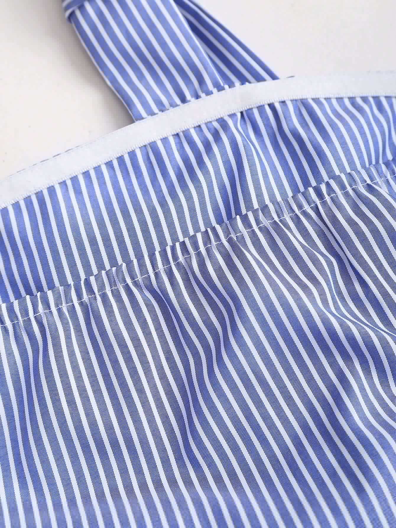Striped Halter Neck Tank