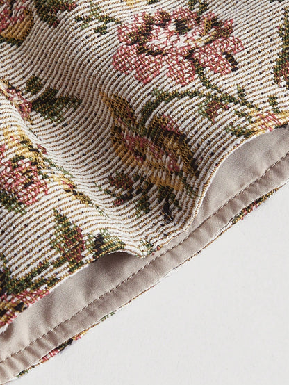 Floral Button-Front Halter