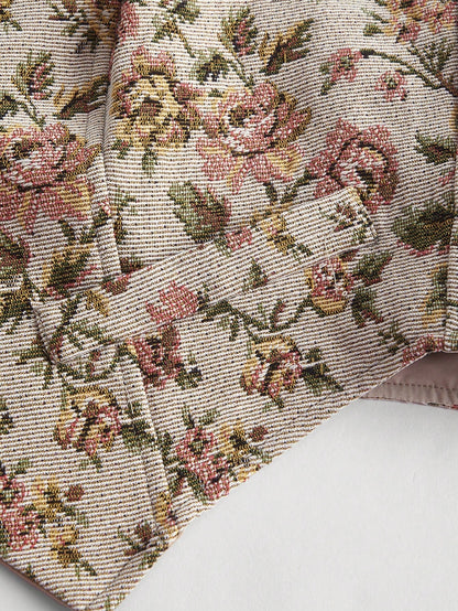 Floral Button-Front Halter