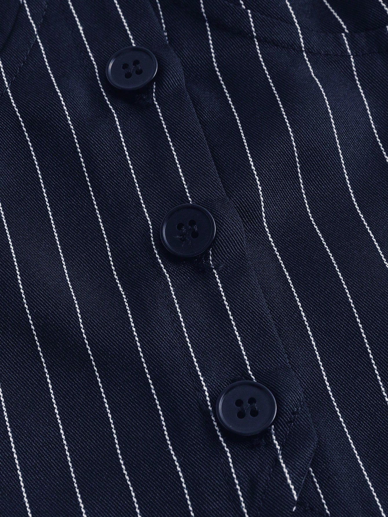 Striped Button-Front Halter