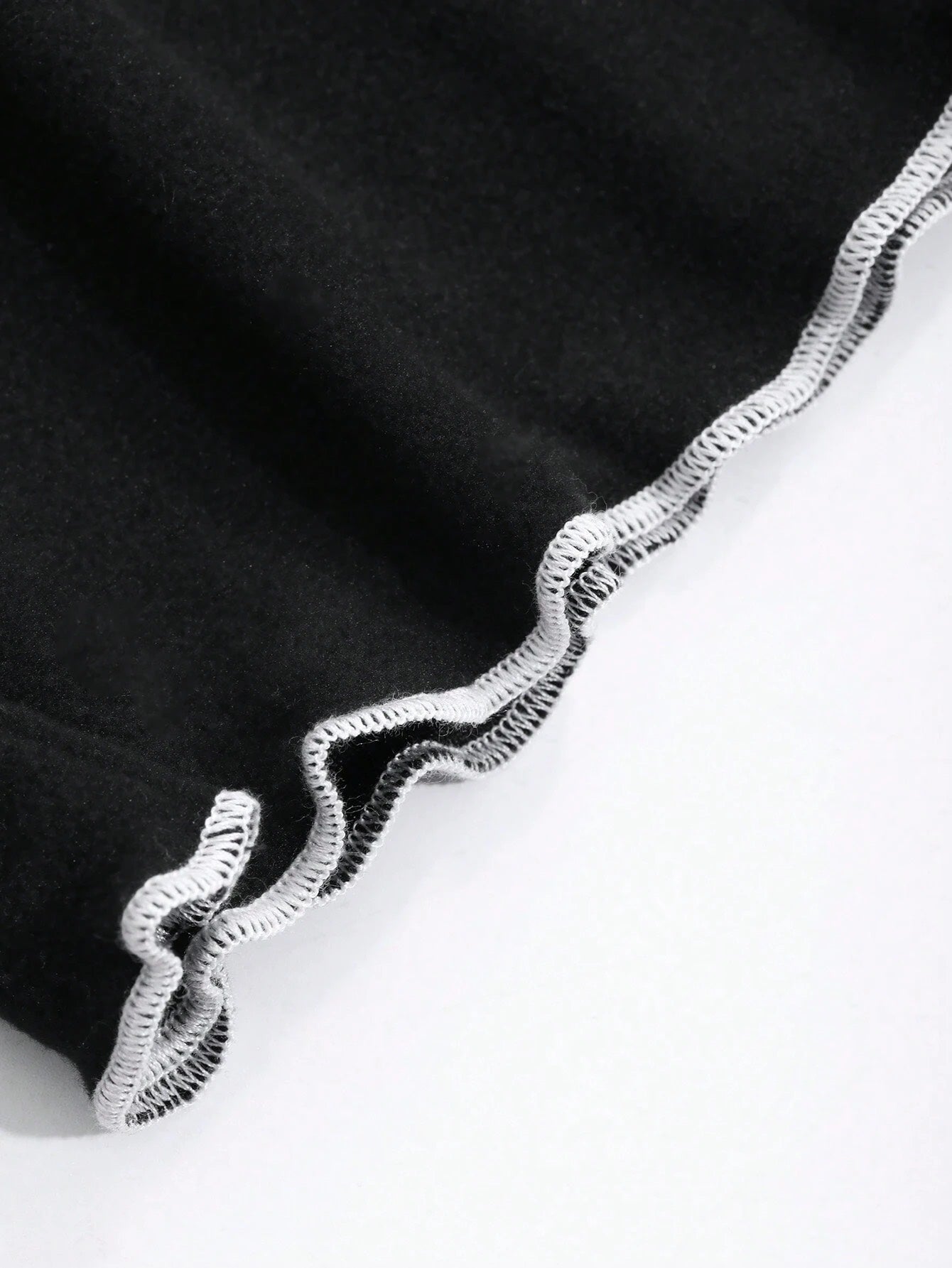 Turtleneck Lace-Trim Long Sleeve
